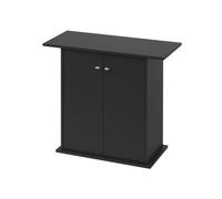 Ferplast Hydor Wooden Aquarium Cabinet Stand Dubai/Cayman 80, Push-Pull Doors, Water Resistant Top, Adjustable Feet, Black