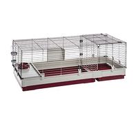Ferplast Krolik Extra-Large Rabbit Cage w/Wire Extenstion | Rabbit Cage Includes All Accessories & Measures 55.9L x 23.62W x 19.68H & Includes All Accessories | 1-Year Manufacturer's Warranty