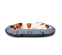 Ferplast Medium Dog Bed Scratch Resistant Dog Mattress Waterproof Cushion Washable Pet Mat 78 x 50 x 3 cm.Grey