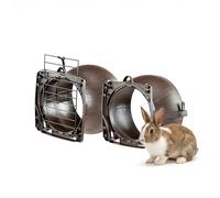Ferplast METRO' JUNCTION Kit of 2 Universal Connections for METRO' Rabbit Tunnels and Habitats - Adaptable to Metrò Cages and Houses Ø27×22 cm