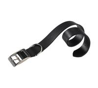 Ferplast Natural BK C20/43 Dog Collar, 35-43 cm/ 20 mm, Black