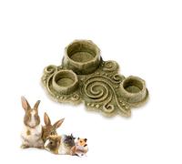 Ferplast Natural Snack for Rodents, Hamsters, Guinea Pigs and Rabbits, Promotes Dental Hygiene, Stimulates Play and Offers Taste and Well-Being, Bowl-shaped