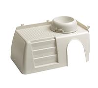 Ferplast Plastic house rabbits guinea pigs rodents cages PUB 3252 bowl steps door