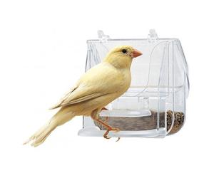 Ferplast Pretty Transparent Bird Feeder - One Size