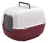 Ferplast Prima Litter Box - Black & Cream - Black & Cream