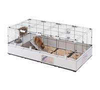 Ferplast Rabbit cage, Guinea pig cage, MODULAR 3, Extendable, Large cage, Included accessories, Easy to Clean, 144 x 72 x h 56 cm