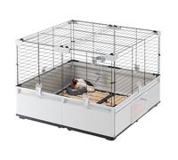 Ferplast, Rabbit cage, Guinea pigs cage, MODULAR 1, Extendable, Included accessories, Easy to Clean, 74 x 72 x h 56 cm