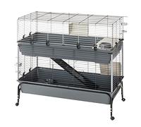 Ferplast Vital Rabbit Cage 120 - Black: 120 x 60 x 116cm (L x W x H)