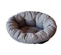 Ferplast Cushion for dog and cat bed SOFA' CUSHION 4 Padded spare cover for pet bed, Soft cotton washable, Adjustable with elastic cord, 64 x 48 x h 25 cm Grey
