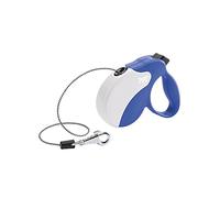Ferplast Retractable Dog Lead Extendable Dog Leash AMIGO Cord MINI, Retractable Cord, 3 m, Max 12 kg, Blue