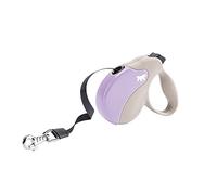 Ferplast Retractable Dog Lead Extendable Dog Leash AMIGO TAPE MINI, Extending tape, 3 m, Max 12 kg, Lilac