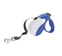 Ferplast Retractable Dog Lead Extendable Dog Leash AMIGO TAPE S, Extending tape, 5 m, Max 15 kg, Blue
