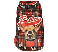 Ferplast Rocker TG S T-Shirt, Black, Medium