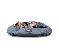 Ferplast Dog Bed Dog Cushion Dog Bed SmallScratch-proof Fabric Machine Washable Dog Mat Waterproof 43 x 30 x 3 cm.Grey
