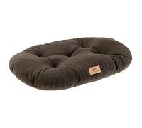 Ferplast Small Dog Bed Soft and Washable Cat Bed, Warm Microfleece Dog Mattress, 65 x 42 cm. Grey