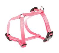 Ferplast Small Dog Harness CHAMPION S, Cat Harness Adjustable in 3 Points, Easy to Wear, Chest 30-46 cm. Rose
