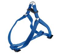 Ferplast Small Dog Harness EASY S, Adjustable Cat Harness, Easy to Wear, 35-53 cm. Blue