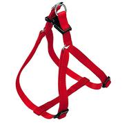 Ferplast Small Dog Harness EASY S, Adjustable Cat Harness, Easy to Wear, 35-53 cm. Red