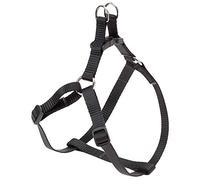 Ferplast Small Dog Harness EASY XS, Adjustable Cat Harness, Easy to Wear, 33-46 cm. Black