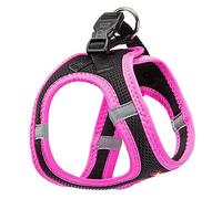 Ferplast Small Dog Harness KAORI XS, Breathable, Padded and Adjustable Cat Harness, Easy to Wear, Reflective Edges, Chest 32-36 cm. Rose