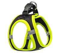 Ferplast Small Dog Harness KAORI XS, Breathable, Padded and Adjustable Cat Harness, Easy to Wear, Reflective Edges, Chest 32-36 cm. Yellow