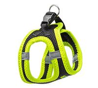 Ferplast Small Dog Harness KAORI XXS, Breathable, Padded and Adjustable Cat Harness, Easy to Wear, Reflective Edges, Chest 28-32 cm. Yellow