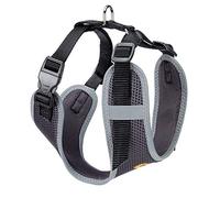 Ferplast Small Dog Harness NIKITA S, Breathable Dog Harness, Padded and Adjustable, Easy to Wear, Reflective Edges, Chest 30-41 cm. Black