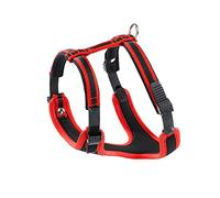 Ferplast Small Size Dog Harness ERGOCOMFORT SMALL, Adjustable Dog Harness, Comfortable, Padded, Double Micro-adjustment Closure, Quick Release, Red