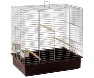 Ferplast Sonia Parakeet Cage Grey 61.5X40X65Cm