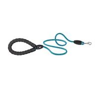 Ferplast SPORT EXTREME Dog Lead, in Nylon Cord with Metal Snap Hook, Comfortable Padded Handle, Length 120 cm, Thickness 8 mm, Mazzurro-Blu