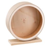 Ferplast Wooden Guinea Pig Wheel, Wooden Toys Mice Chinchillas Guinea Pigs, Running Wheel Diameter 26.4 cm