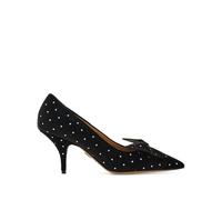 Ferragamo 70mm bow-embellished pumps - Black 7C-7.5C-8C-8.5C-9C-10C