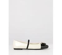 FERRAGAMO Ballet Flat Woman color Beige - Size: 6½ - female