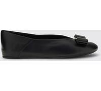 FERRAGAMO Ballet Flat Woman color Black - Size: 6 - female