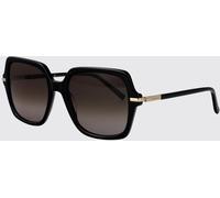 FERRAGAMO Butterfly Acetate Sunglasses with Logo Lettering and Dark Lenses - Size: 57 - female