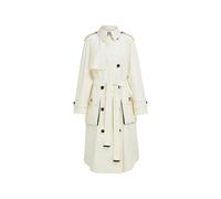 Ferragamo coated linen trench - Neutrals 38-40