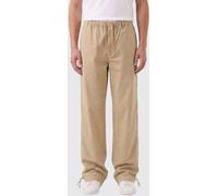 FERRAGAMO Cotton and Silk Wide-Leg Trousers with Drawstring - Size: 48 - male