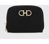 FERRAGAMO Gancini Grained Calfskin Leather Wallet - Size: OS - female