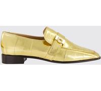 FERRAGAMO Hug Laminated Leather Loafers - Size: 9 - female