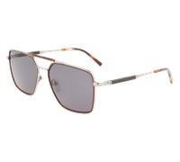 Ferragamo Man SF298S 037 Sunglasses Titanium Ruthenium Grey Squared Normal Photochromatic
