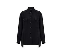 Ferragamo mixed cashmere overshirt - Black 38-42-48