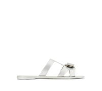 Ferragamo New Vara plate slides - White 5-6-7-8-9-10