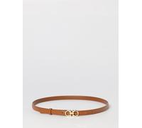 FERRAGAMO Reversible Saffiano Leather Gancini Buckle Belt - Size: 85 - female