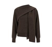 FERRAGAMO Scarf Cardigan M