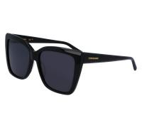 Ferragamo SF1102S 001 Woman Sunglasses Acetate Black Grey Squared Normal Normal