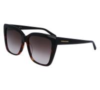Ferragamo SF1102S 006 Woman Sunglasses Acetate Black Brown Squared Normal Normal