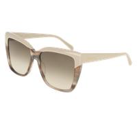 Ferragamo SF1102S 251 Woman Sunglasses Acetate Brown Squared Normal