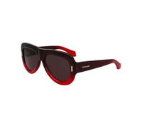 Ferragamo SF2029SE Women's Gradient Clear Glasses Dark Red One Size