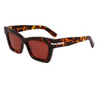 Ferragamo SF2031S 242 Woman Sunglasses Acetate Havana Squared Normal