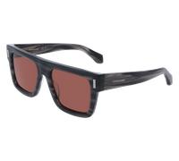 Ferragamo SF2063SE 014 Uomo Sunglasses Acetato Grigio Squadrata Normale